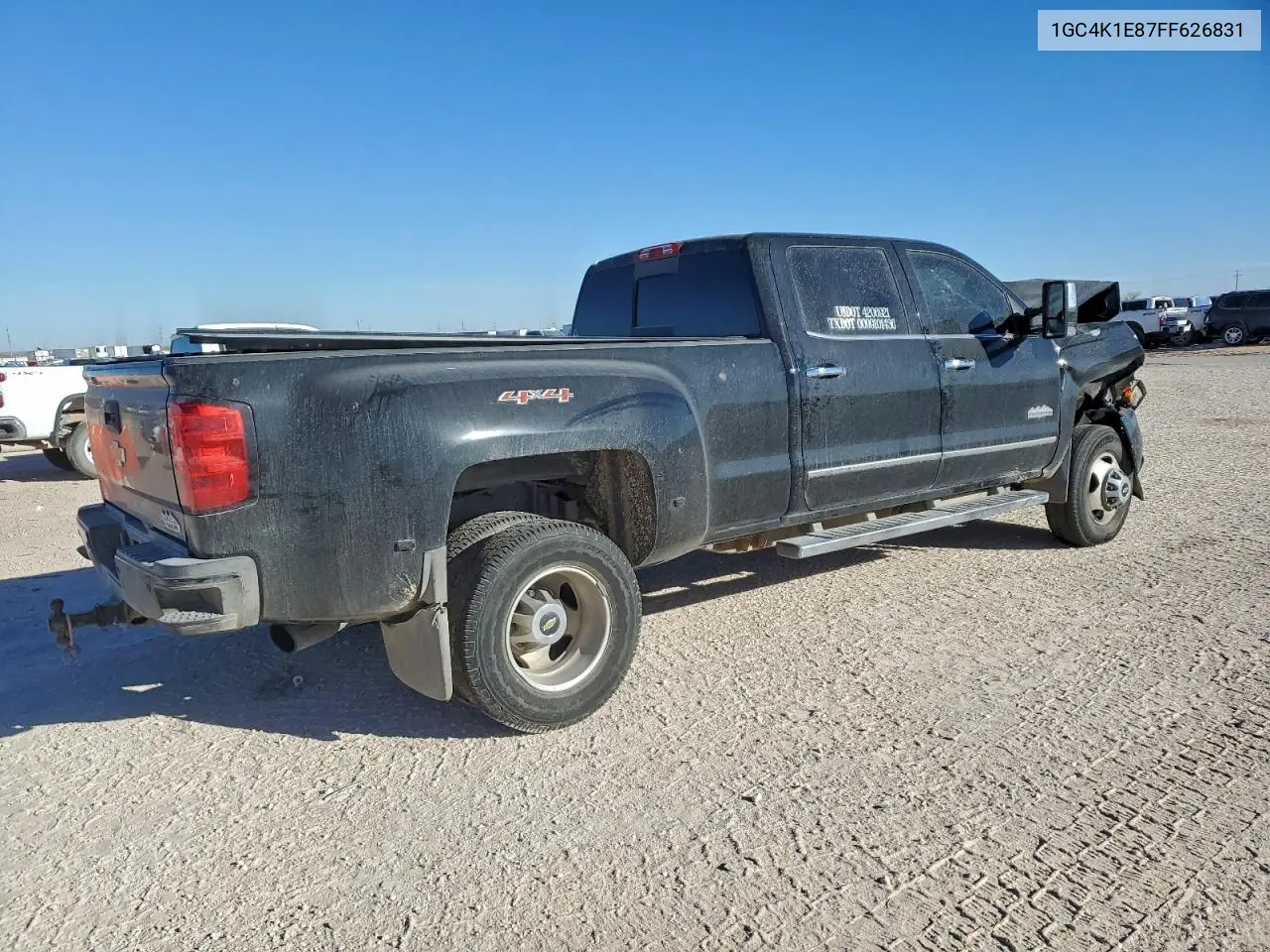 1GC4K1E87FF626831 2015 Chevrolet Silverado K3500 High Country