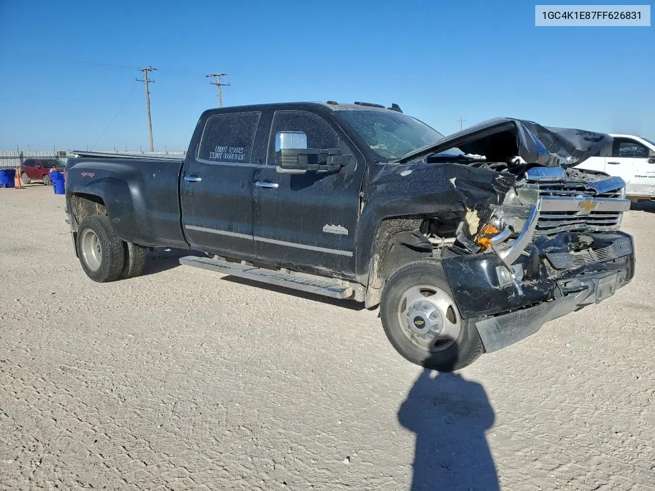 1GC4K1E87FF626831 2015 Chevrolet Silverado K3500 High Country