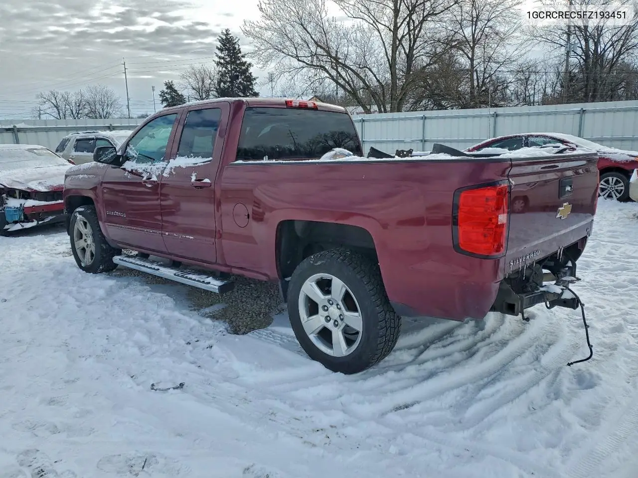 1GCRCREC5FZ193451 2015 Chevrolet Silverado C1500 Lt