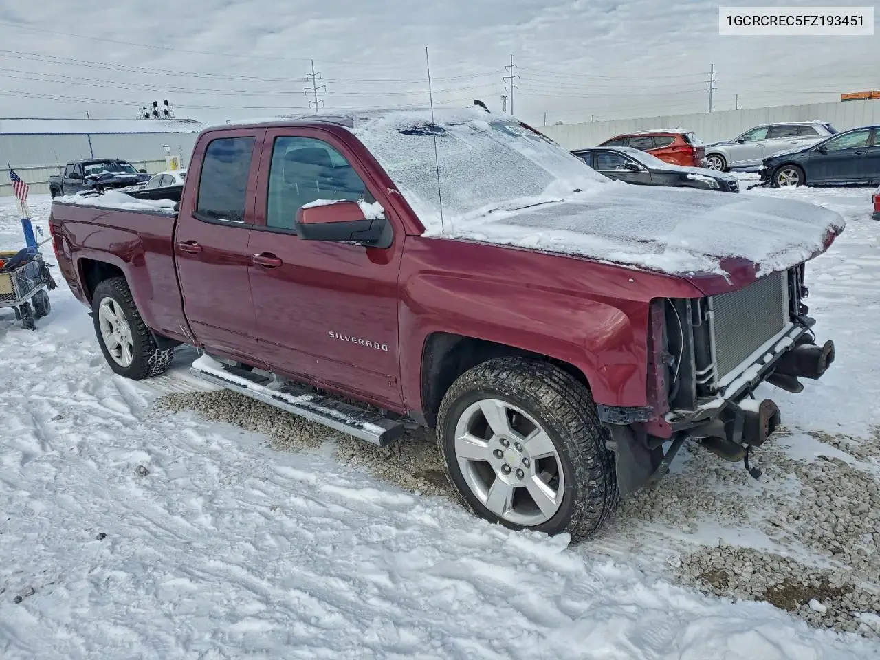 1GCRCREC5FZ193451 2015 Chevrolet Silverado C1500 Lt