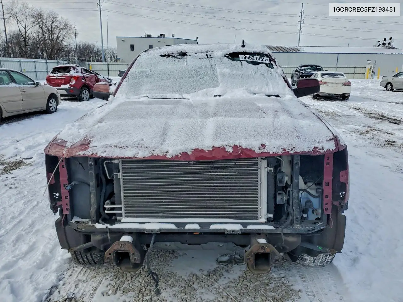 1GCRCREC5FZ193451 2015 Chevrolet Silverado C1500 Lt