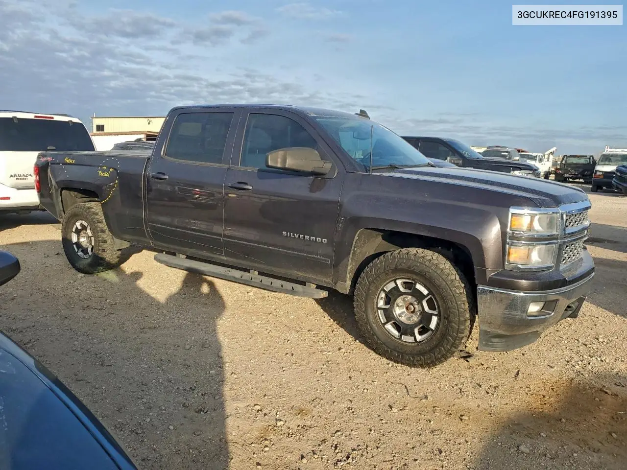 3GCUKREC4FG191395 2015 Chevrolet Silverado K1500 Lt