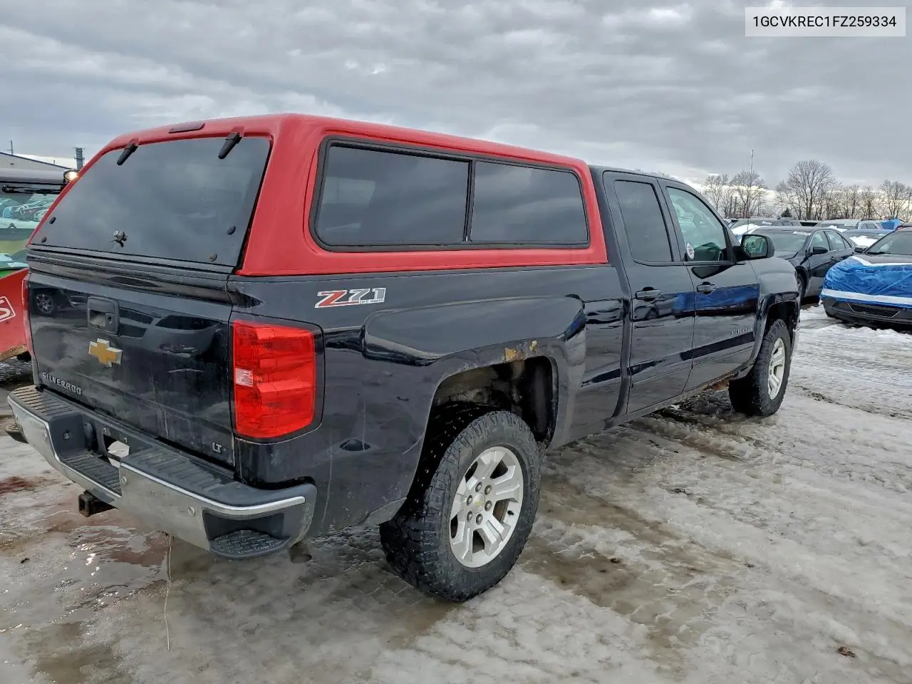 1GCVKREC1FZ259334 2015 Chevrolet Silverado K1500 Lt