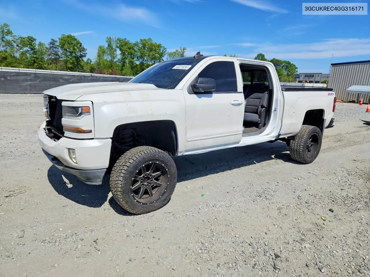 3GCUKREC4GG316171 2016 Chevrolet Silverado K1500 Lt
