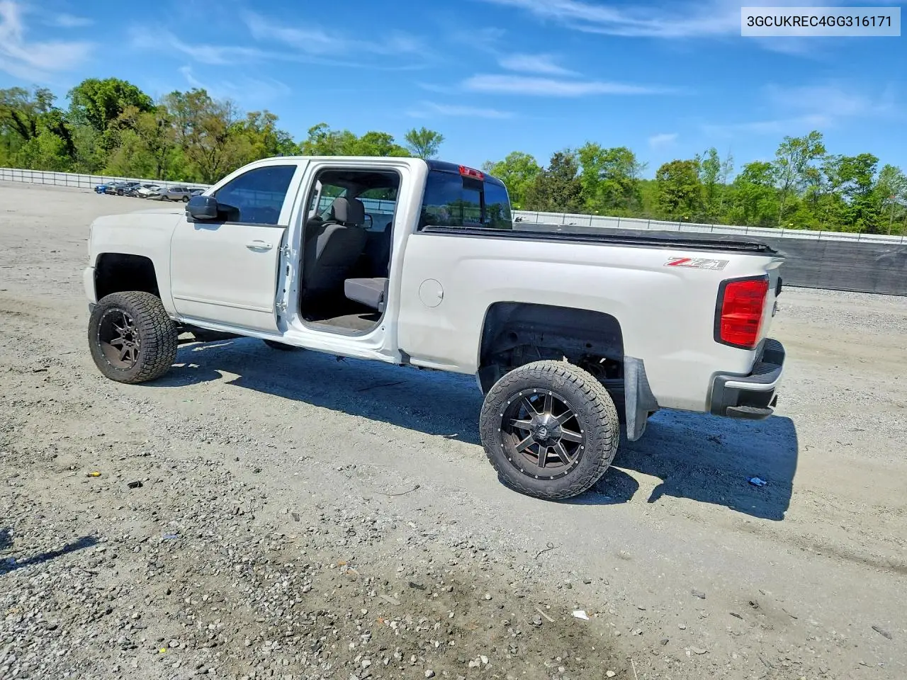 3GCUKREC4GG316171 2016 Chevrolet Silverado K1500 Lt