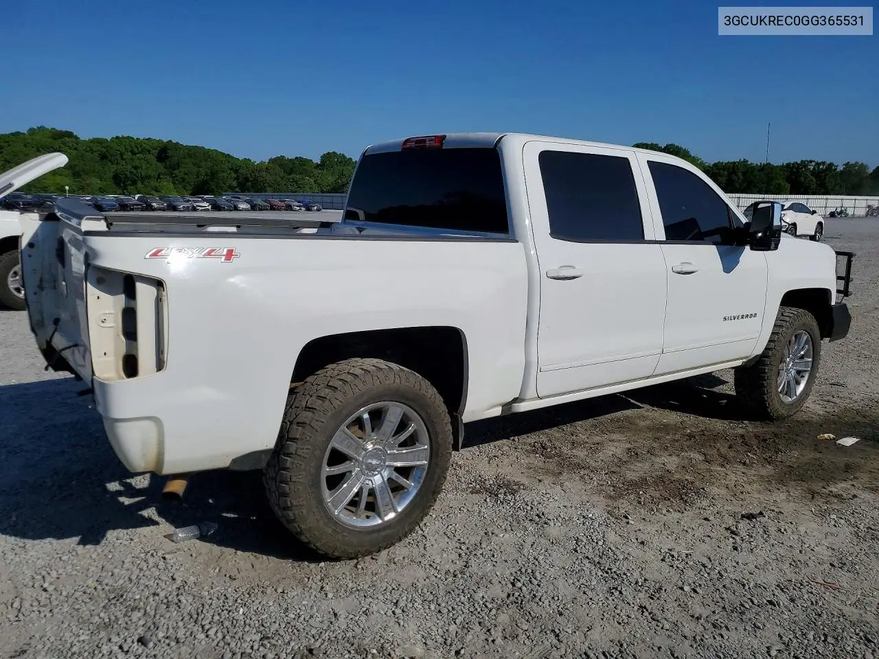 3GCUKREC0GG365531 2016 Chevrolet Silverado K1500 Lt