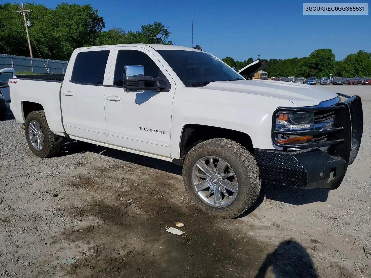 3GCUKREC0GG365531 2016 Chevrolet Silverado K1500 Lt