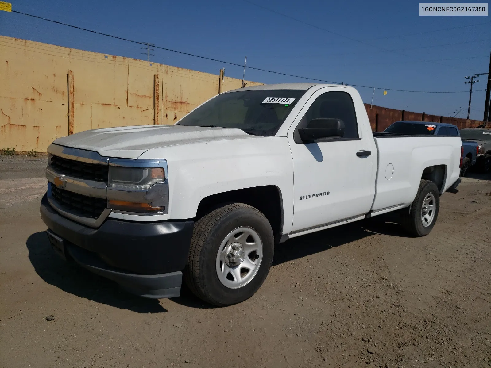 1GCNCNEC0GZ167350 2016 Chevrolet Silverado C1500