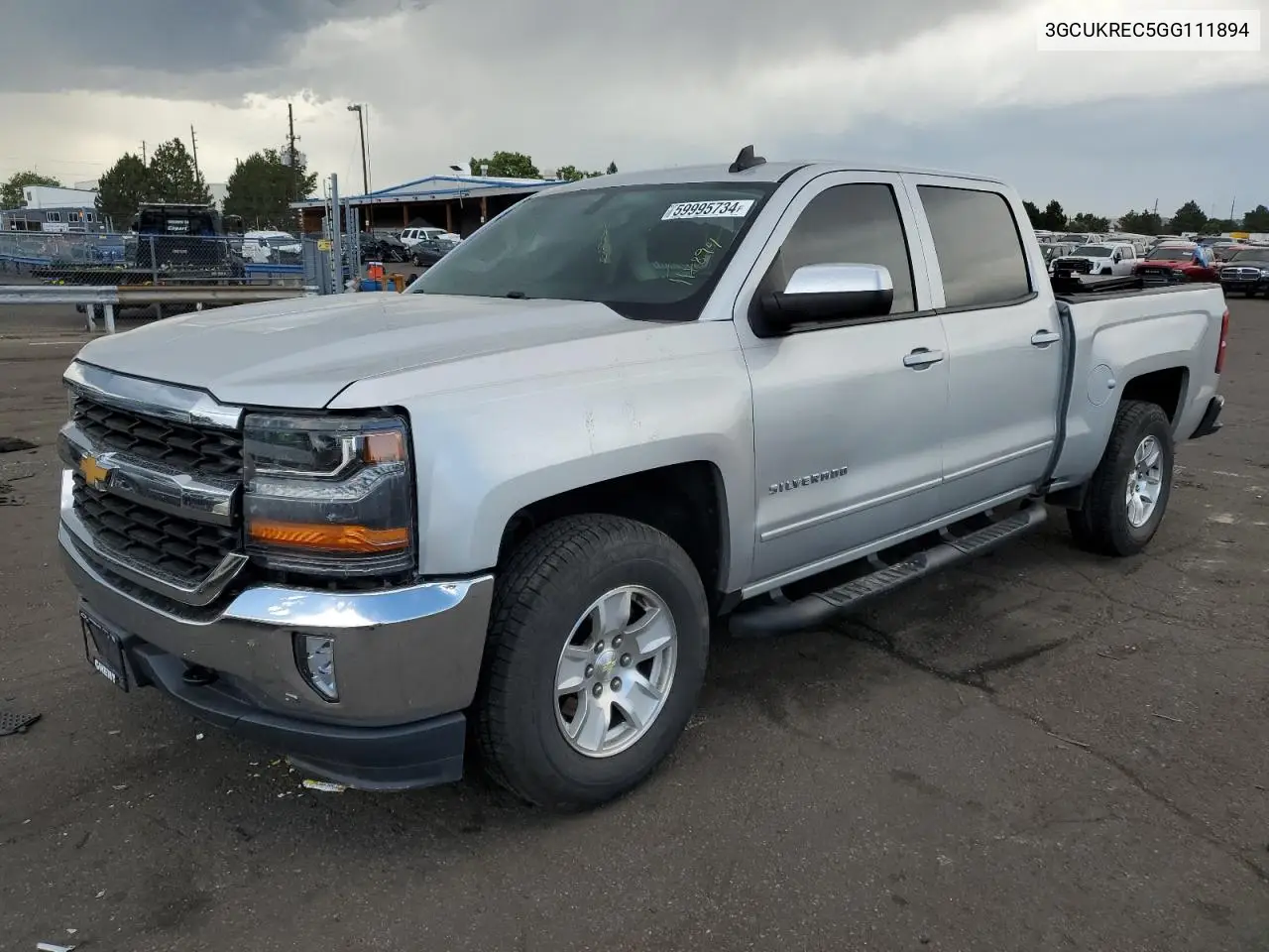3GCUKREC5GG111894 2016 Chevrolet Silverado K1500 Lt