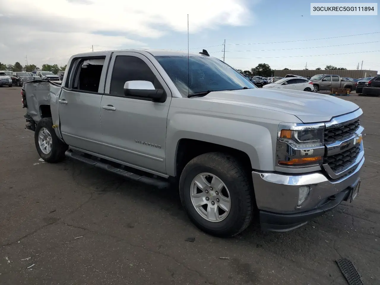 3GCUKREC5GG111894 2016 Chevrolet Silverado K1500 Lt