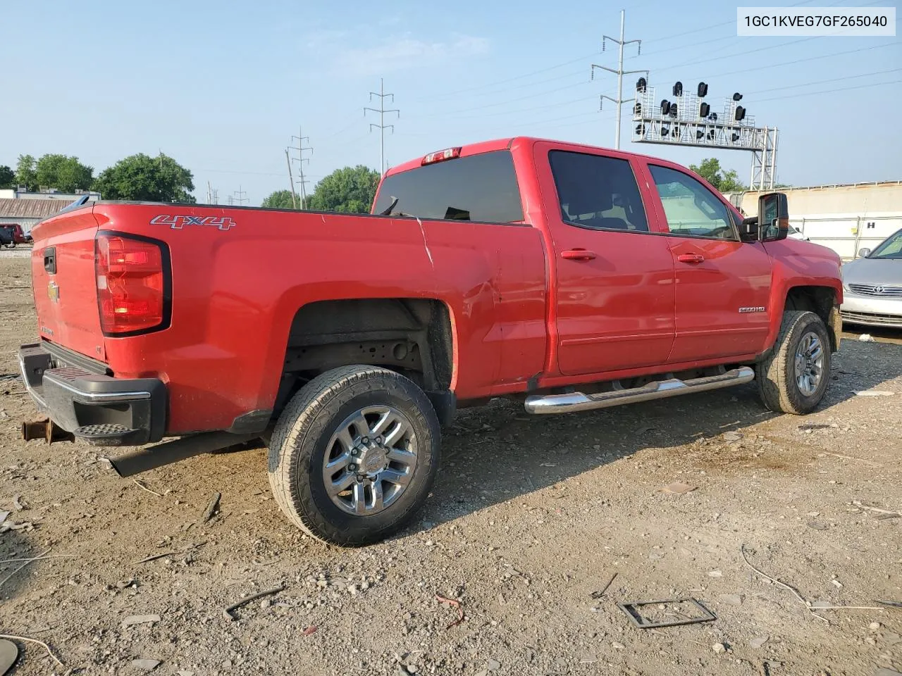 2016 Chevrolet Silverado K2500 Heavy Duty Lt VIN: 1GC1KVEG7GF265040 Lot: 60048914