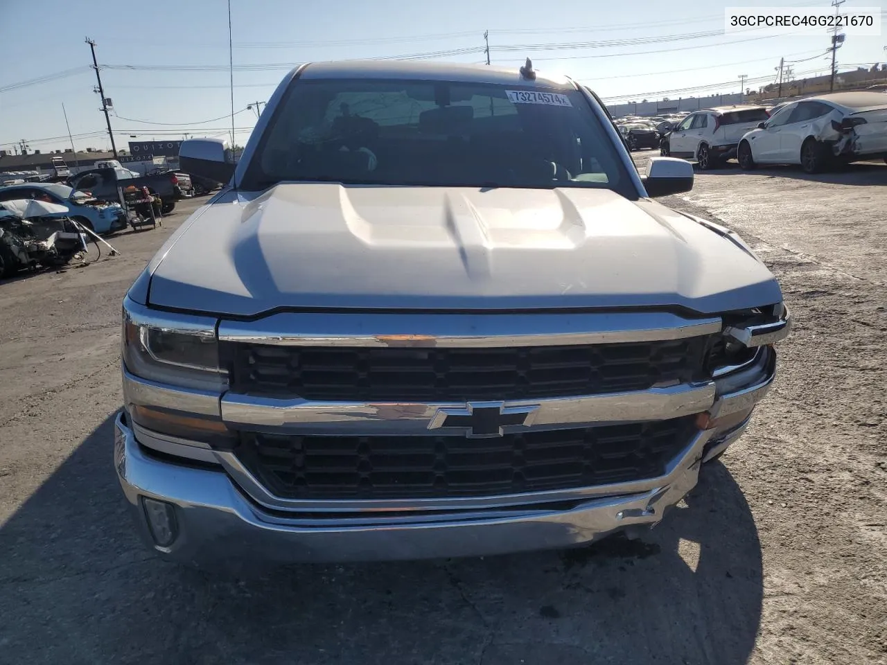 3GCPCREC4GG221670 2016 Chevrolet Silverado C1500 Lt