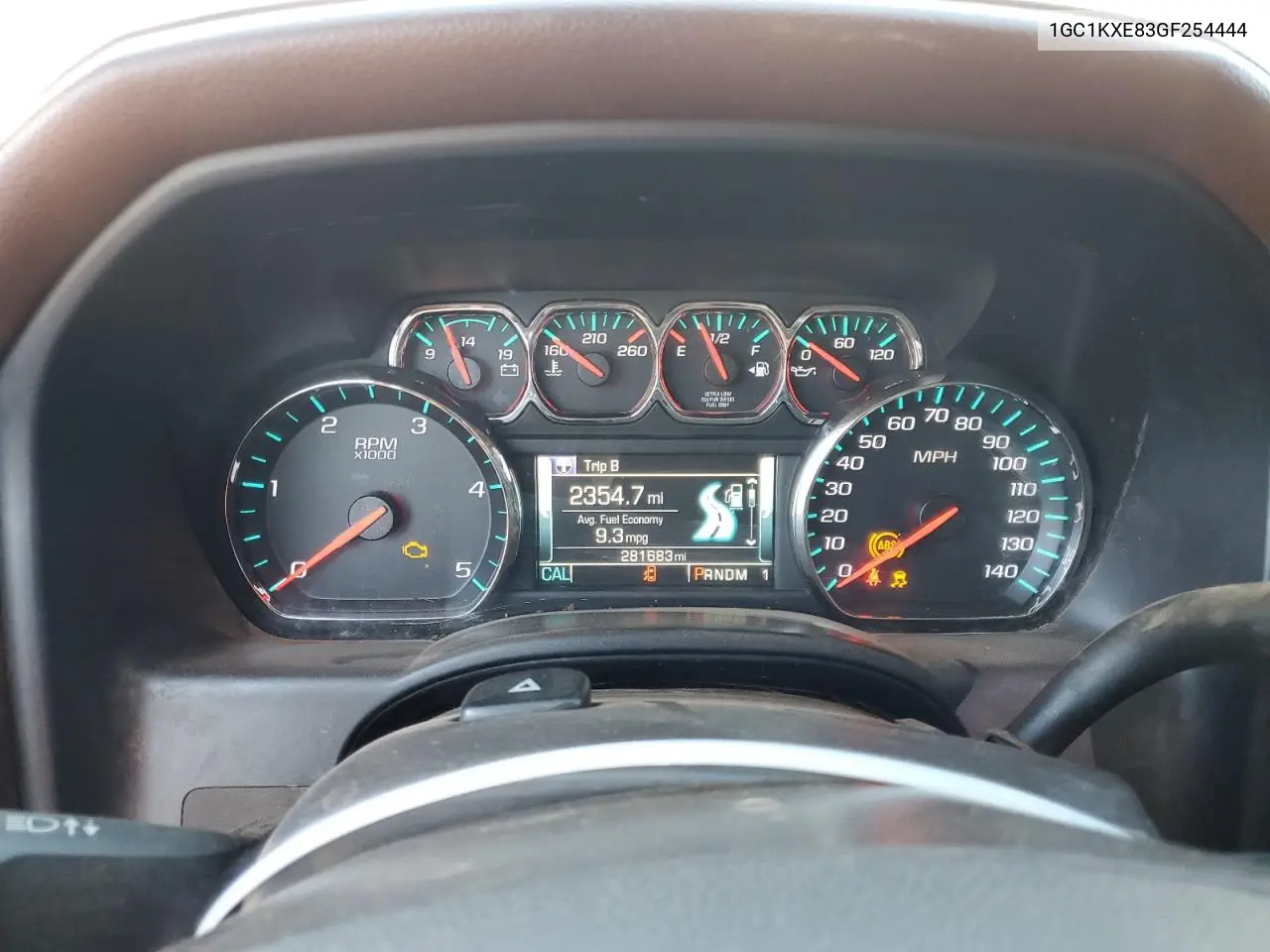 1GC1KXE83GF254444 2016 Chevrolet Silverado K2500 High Country