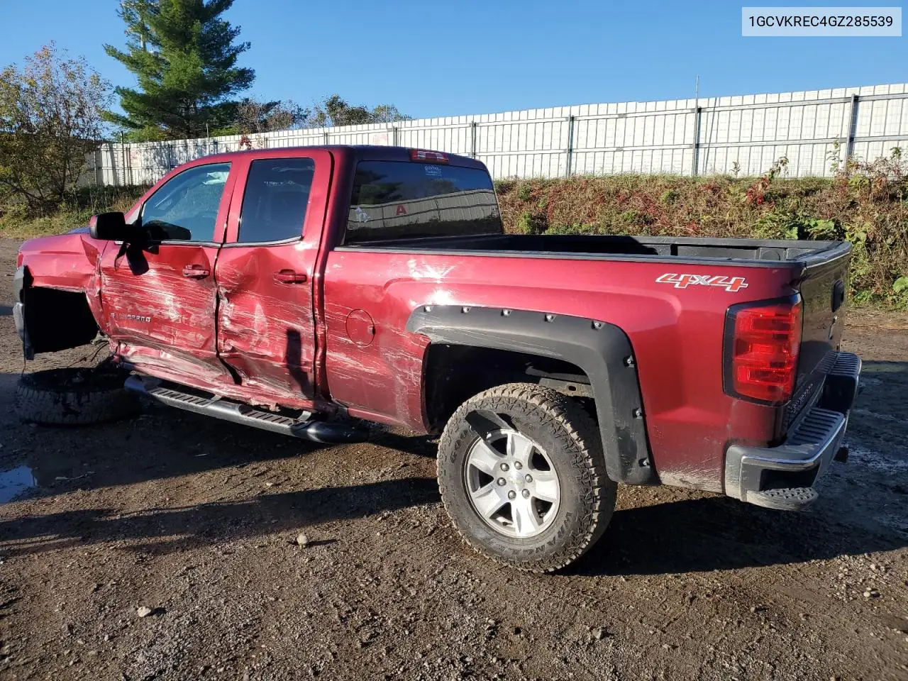 1GCVKREC4GZ285539 2016 Chevrolet Silverado K1500 Lt