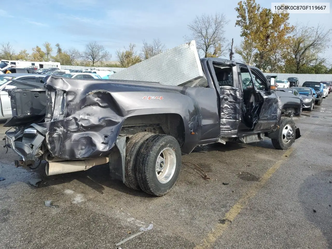 1GC4K0C87GF119667 2016 Chevrolet Silverado K3500 Ltz