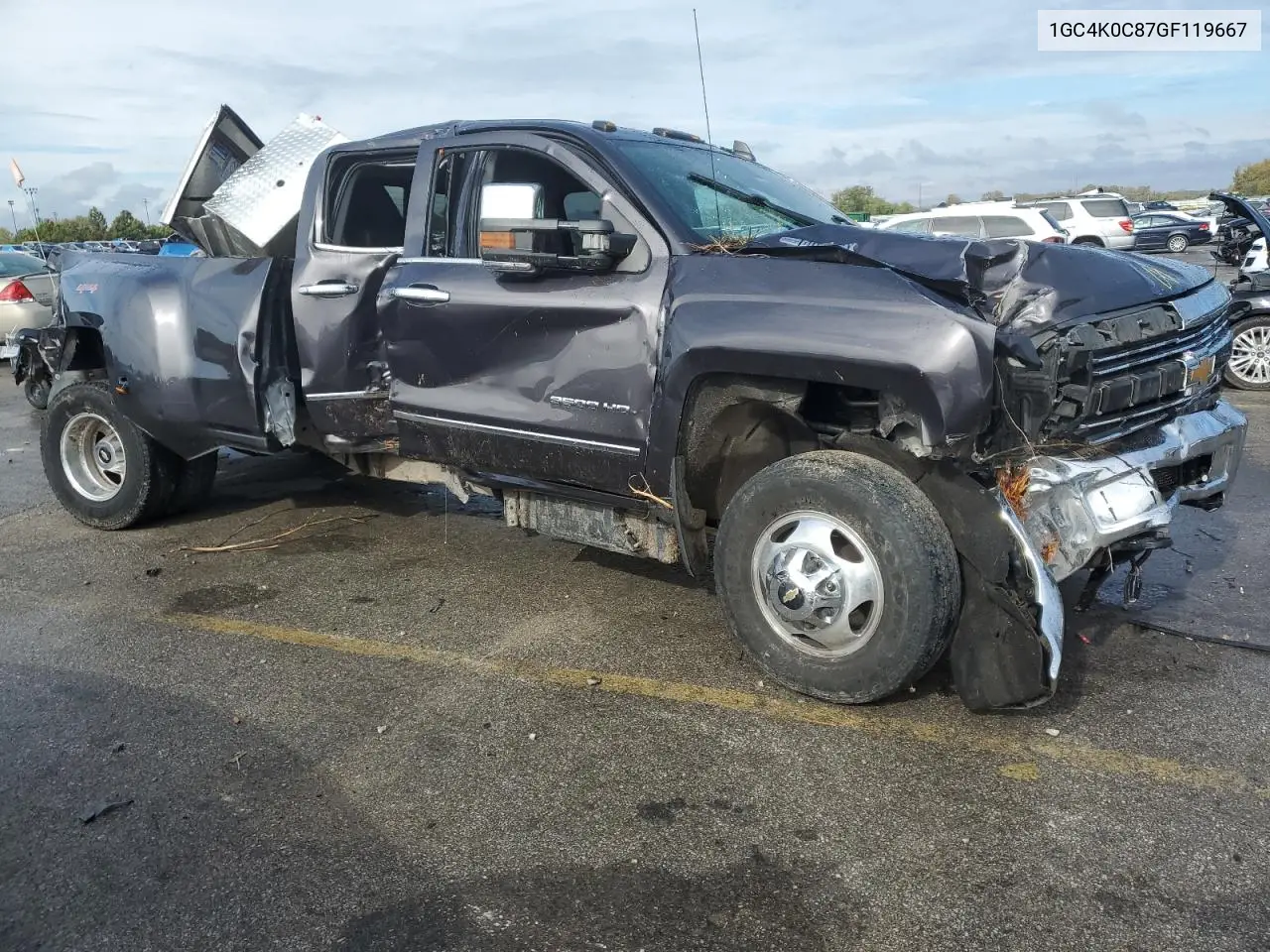1GC4K0C87GF119667 2016 Chevrolet Silverado K3500 Ltz