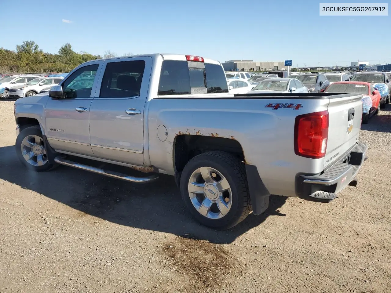 3GCUKSEC5GG267912 2016 Chevrolet Silverado K1500 Ltz