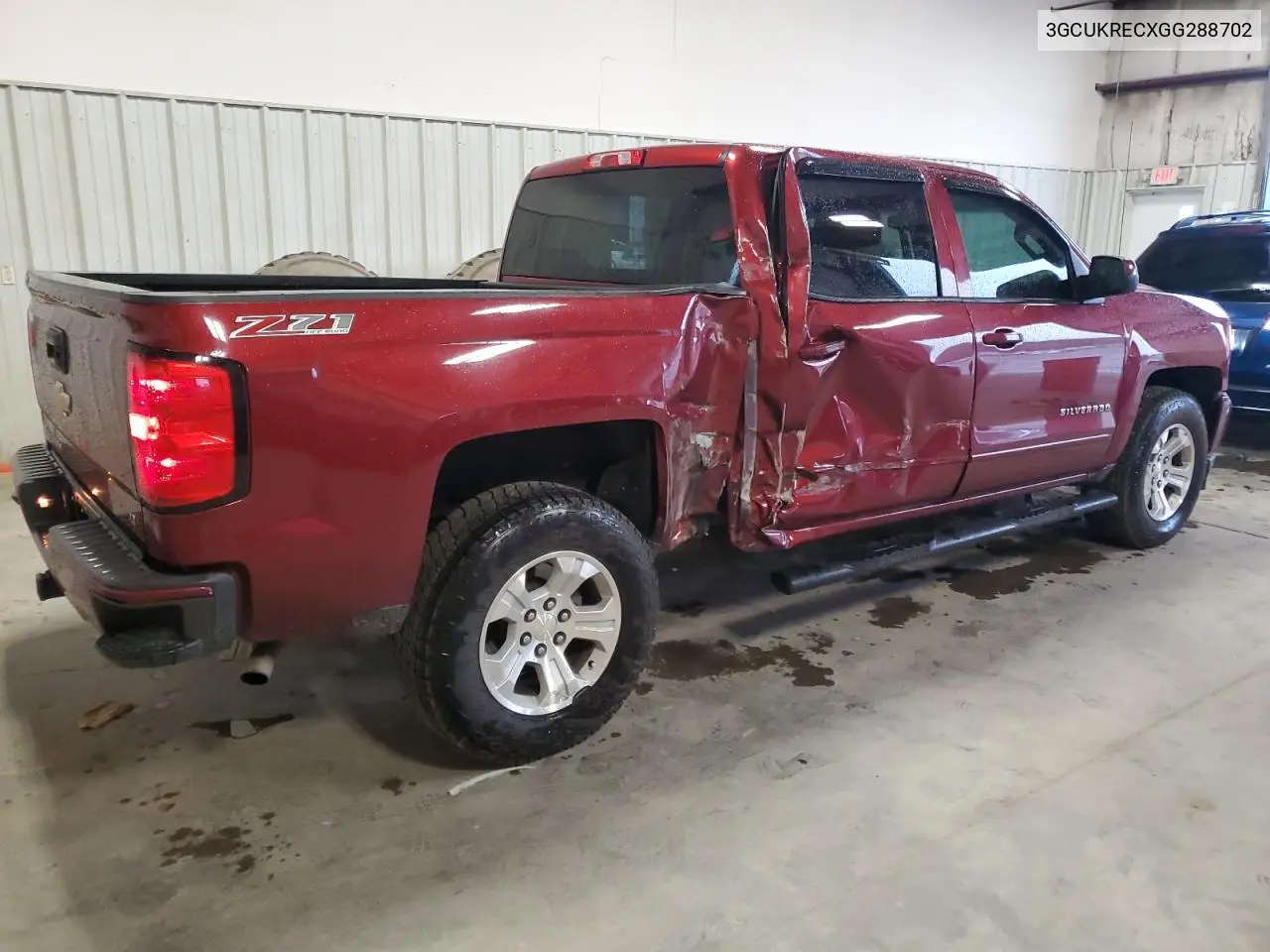 3GCUKRECXGG288702 2016 Chevrolet Silverado K1500 Lt