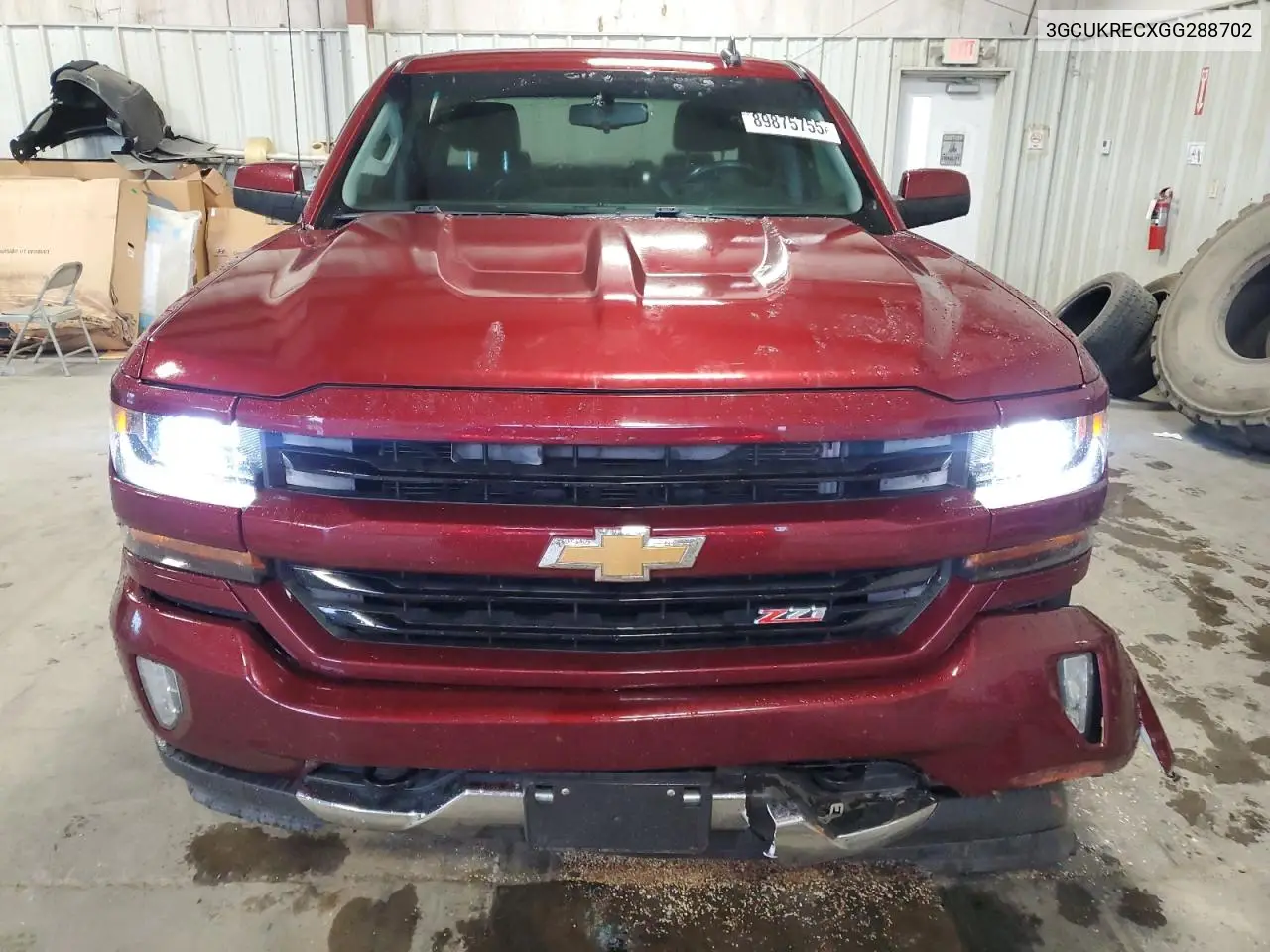 3GCUKRECXGG288702 2016 Chevrolet Silverado K1500 Lt