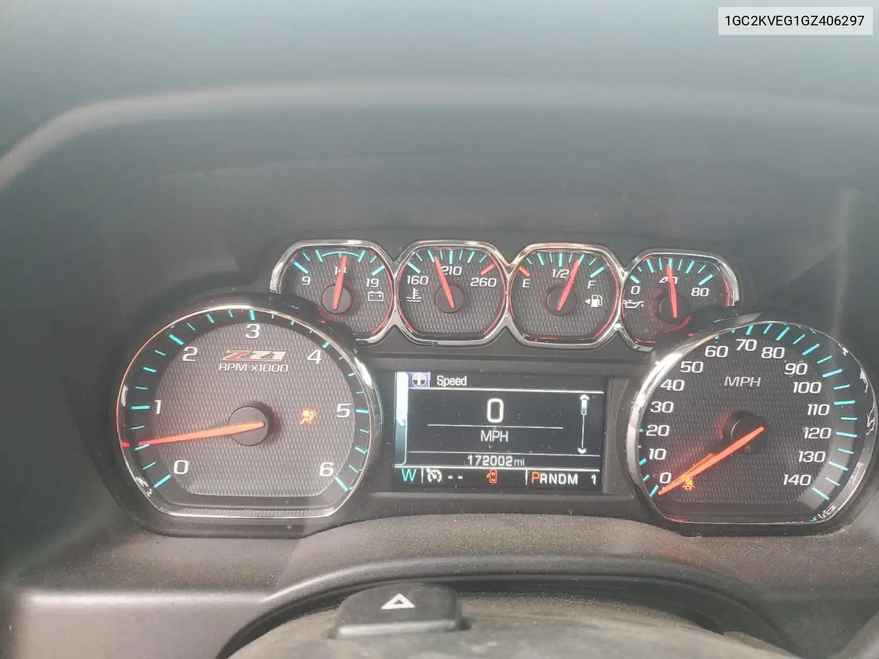 1GC2KVEG1GZ406297 2016 Chevrolet Silverado K2500 Heavy Duty Lt