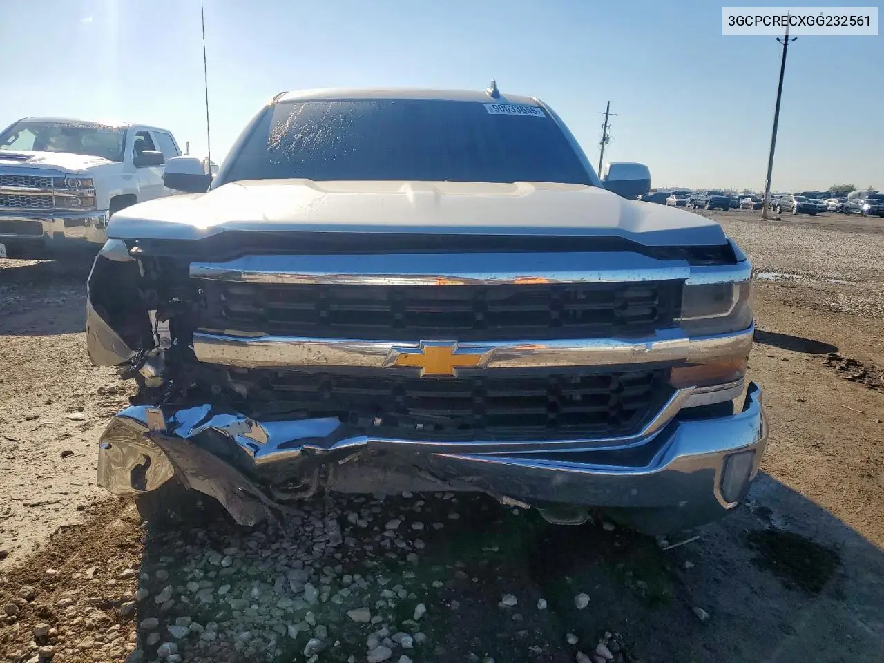 3GCPCRECXGG232561 2016 Chevrolet Silverado C1500 Lt
