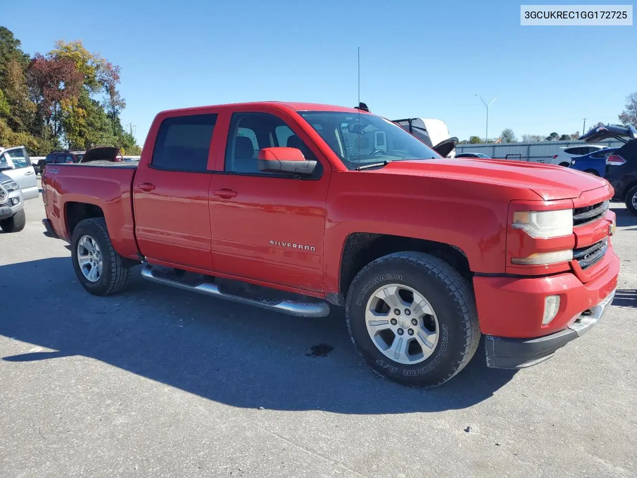 3GCUKREC1GG172725 2016 Chevrolet Silverado K1500 Lt