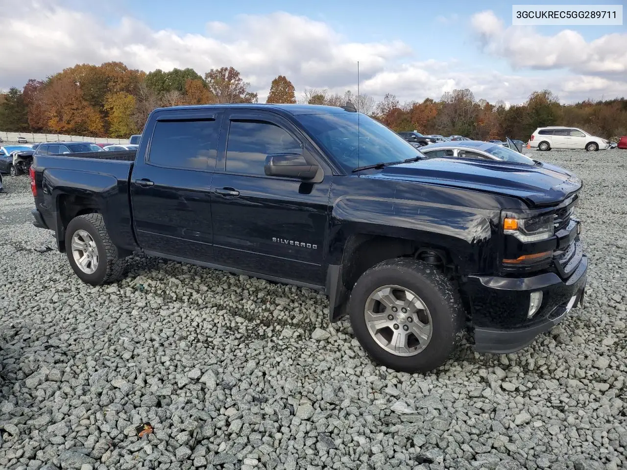 3GCUKREC5GG289711 2016 Chevrolet Silverado K1500 Lt
