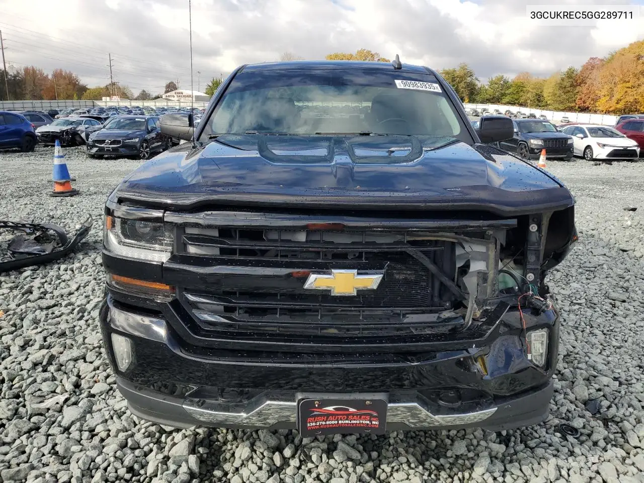 3GCUKREC5GG289711 2016 Chevrolet Silverado K1500 Lt