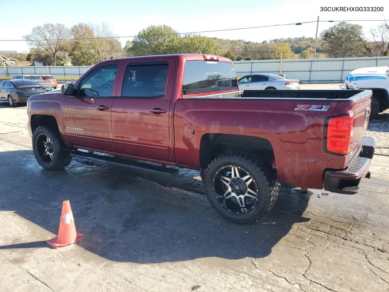 3GCUKREHXGG333200 2016 Chevrolet Silverado K1500 Lt