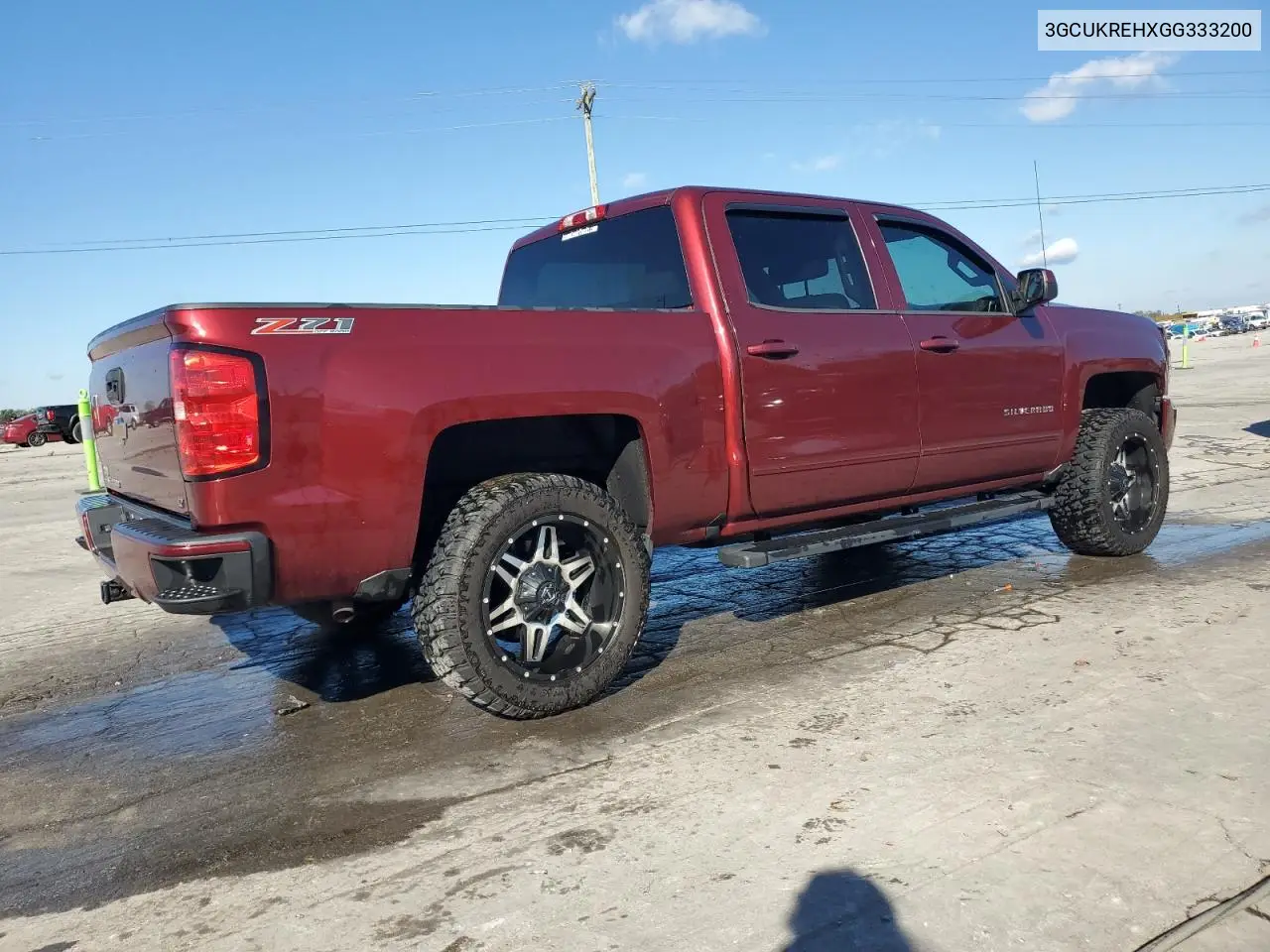 3GCUKREHXGG333200 2016 Chevrolet Silverado K1500 Lt