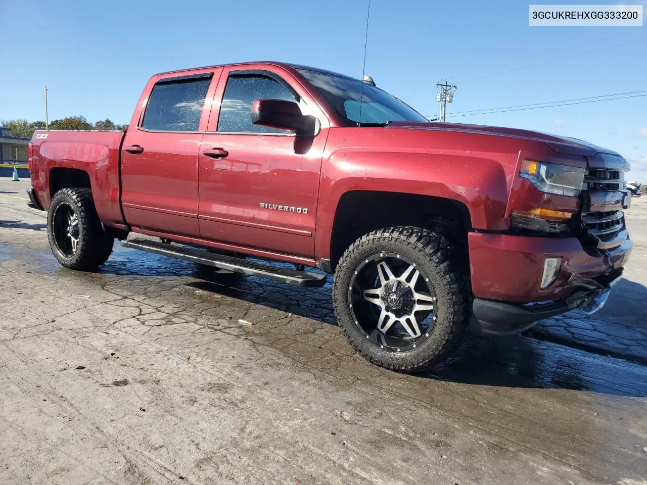 3GCUKREHXGG333200 2016 Chevrolet Silverado K1500 Lt