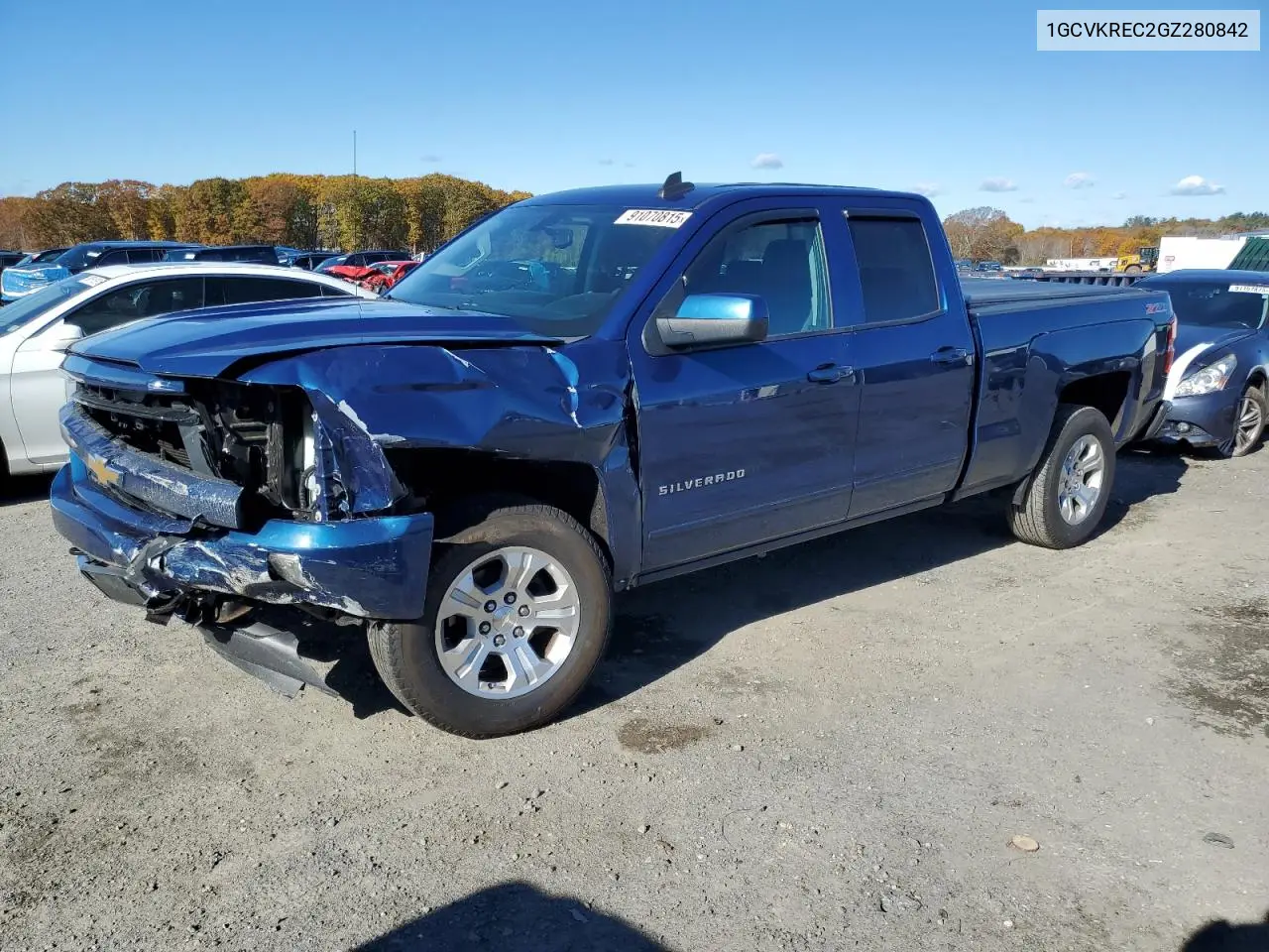 1GCVKREC2GZ280842 2016 Chevrolet Silverado K1500 Lt