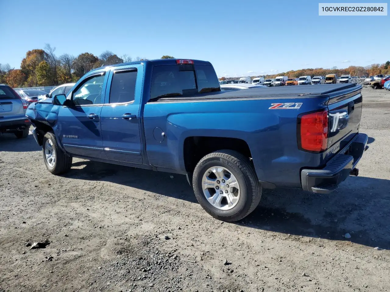 1GCVKREC2GZ280842 2016 Chevrolet Silverado K1500 Lt