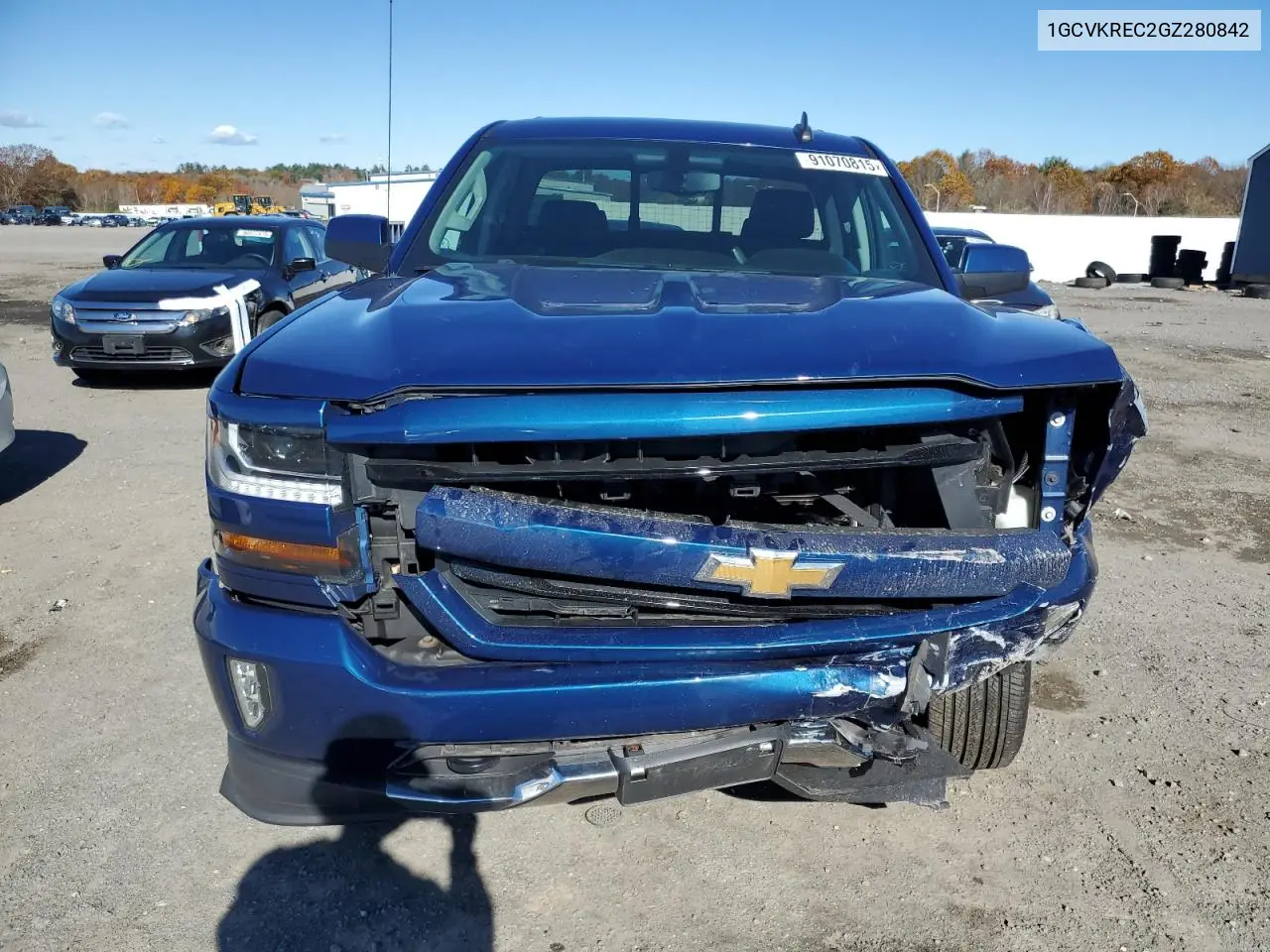 1GCVKREC2GZ280842 2016 Chevrolet Silverado K1500 Lt