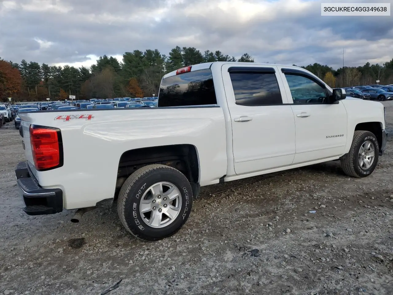3GCUKREC4GG349638 2016 Chevrolet Silverado K1500 Lt