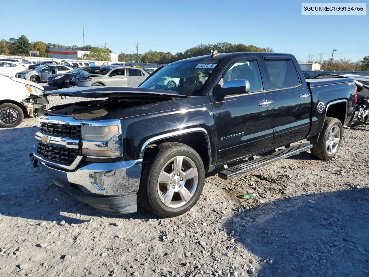 3GCUKREC1GG134766 2016 Chevrolet Silverado K1500 Lt