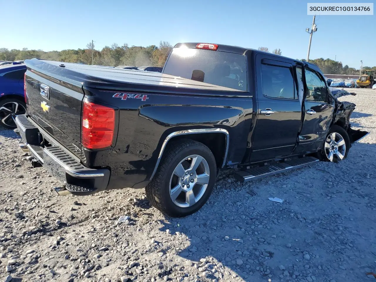 3GCUKREC1GG134766 2016 Chevrolet Silverado K1500 Lt