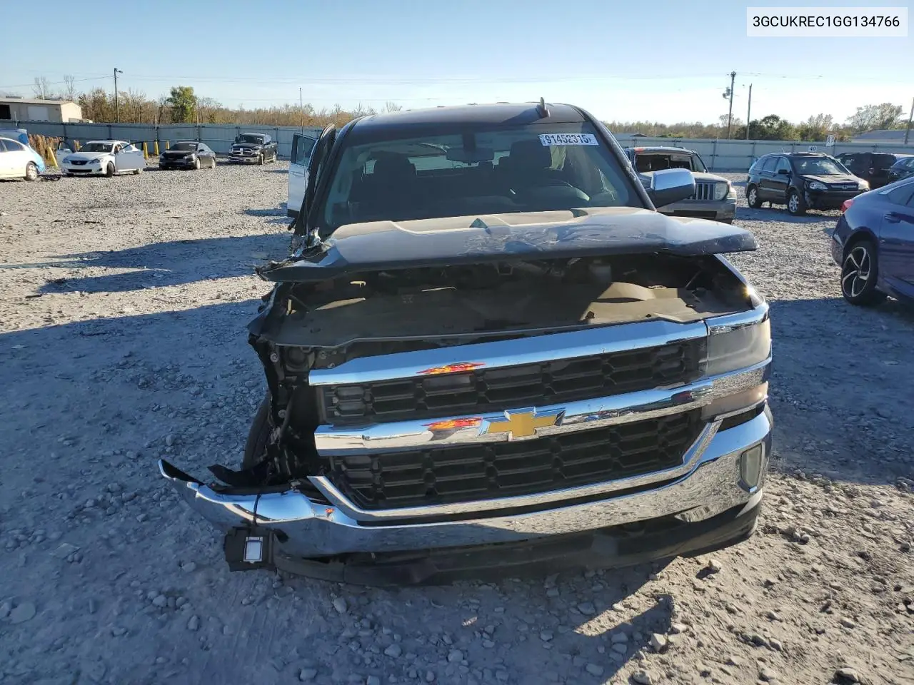 3GCUKREC1GG134766 2016 Chevrolet Silverado K1500 Lt