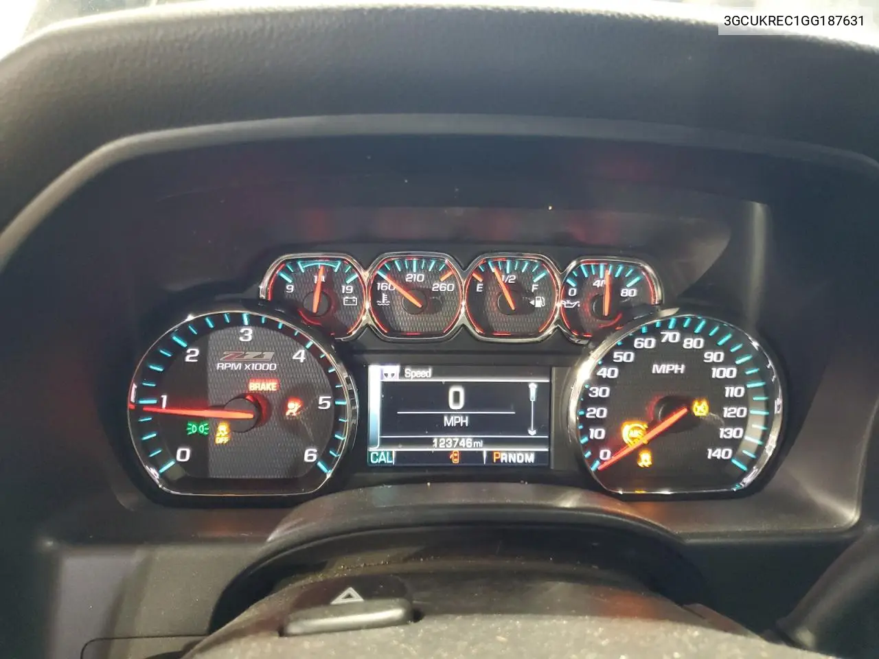 3GCUKREC1GG187631 2016 Chevrolet Silverado K1500 Lt