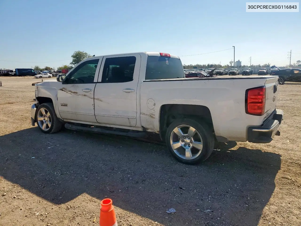 3GCPCRECXGG116843 2016 Chevrolet Silverado C1500 Lt