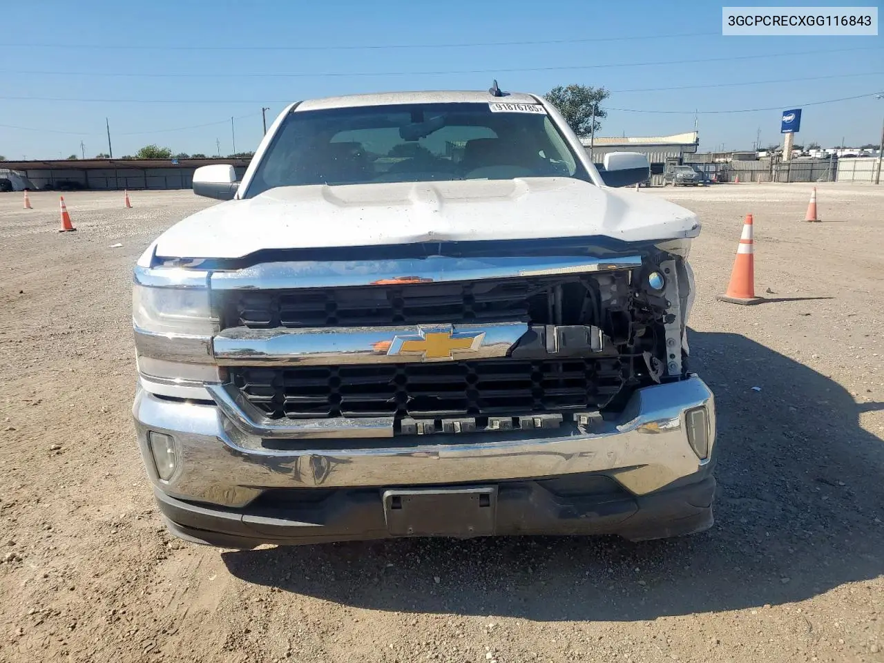 3GCPCRECXGG116843 2016 Chevrolet Silverado C1500 Lt