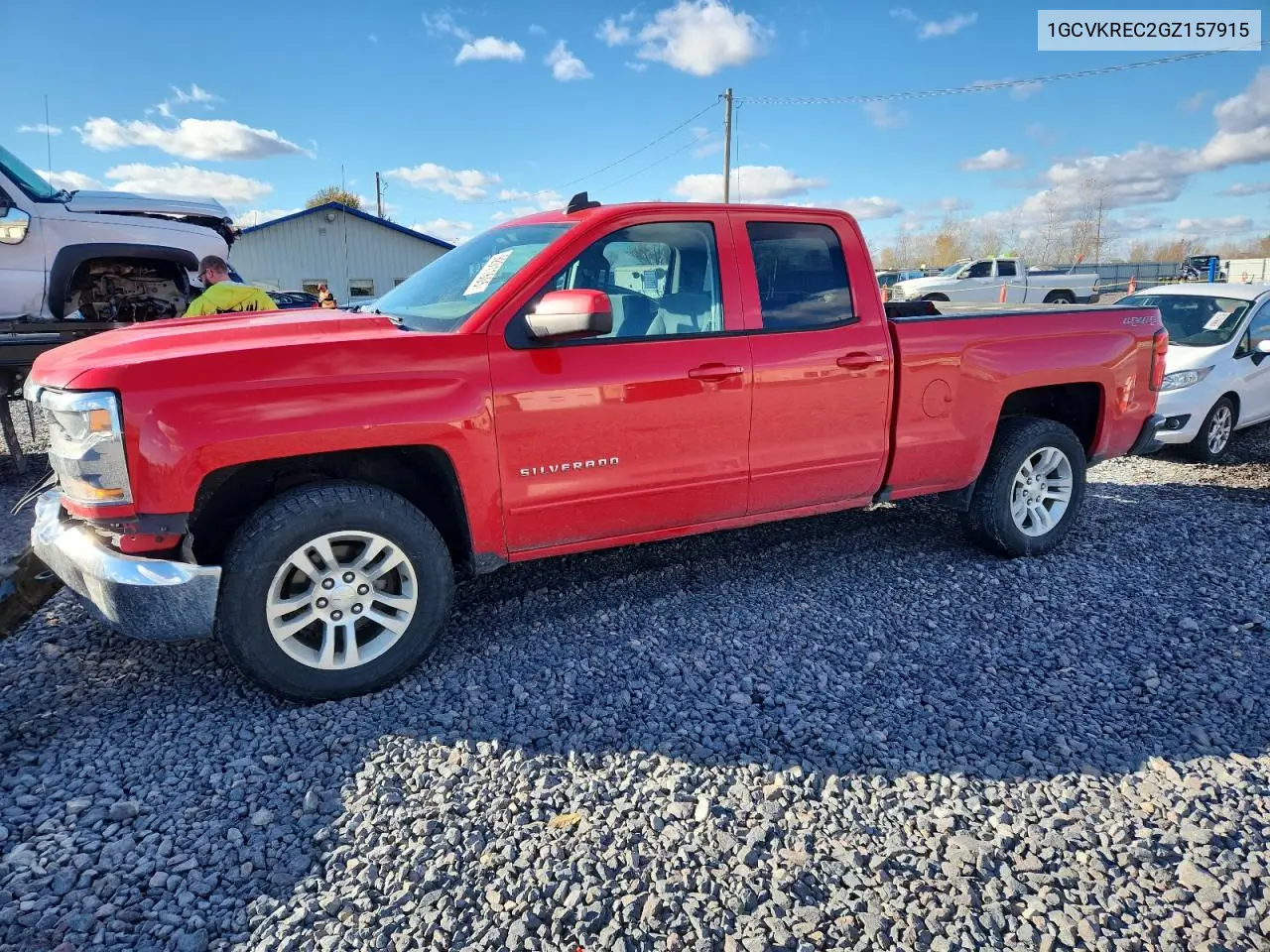 1GCVKREC2GZ157915 2016 Chevrolet Silverado K1500 Lt