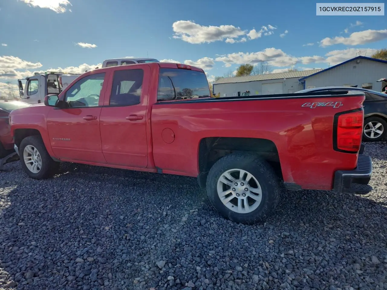 1GCVKREC2GZ157915 2016 Chevrolet Silverado K1500 Lt