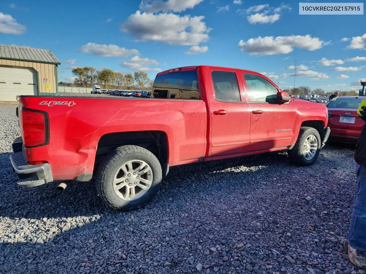 1GCVKREC2GZ157915 2016 Chevrolet Silverado K1500 Lt
