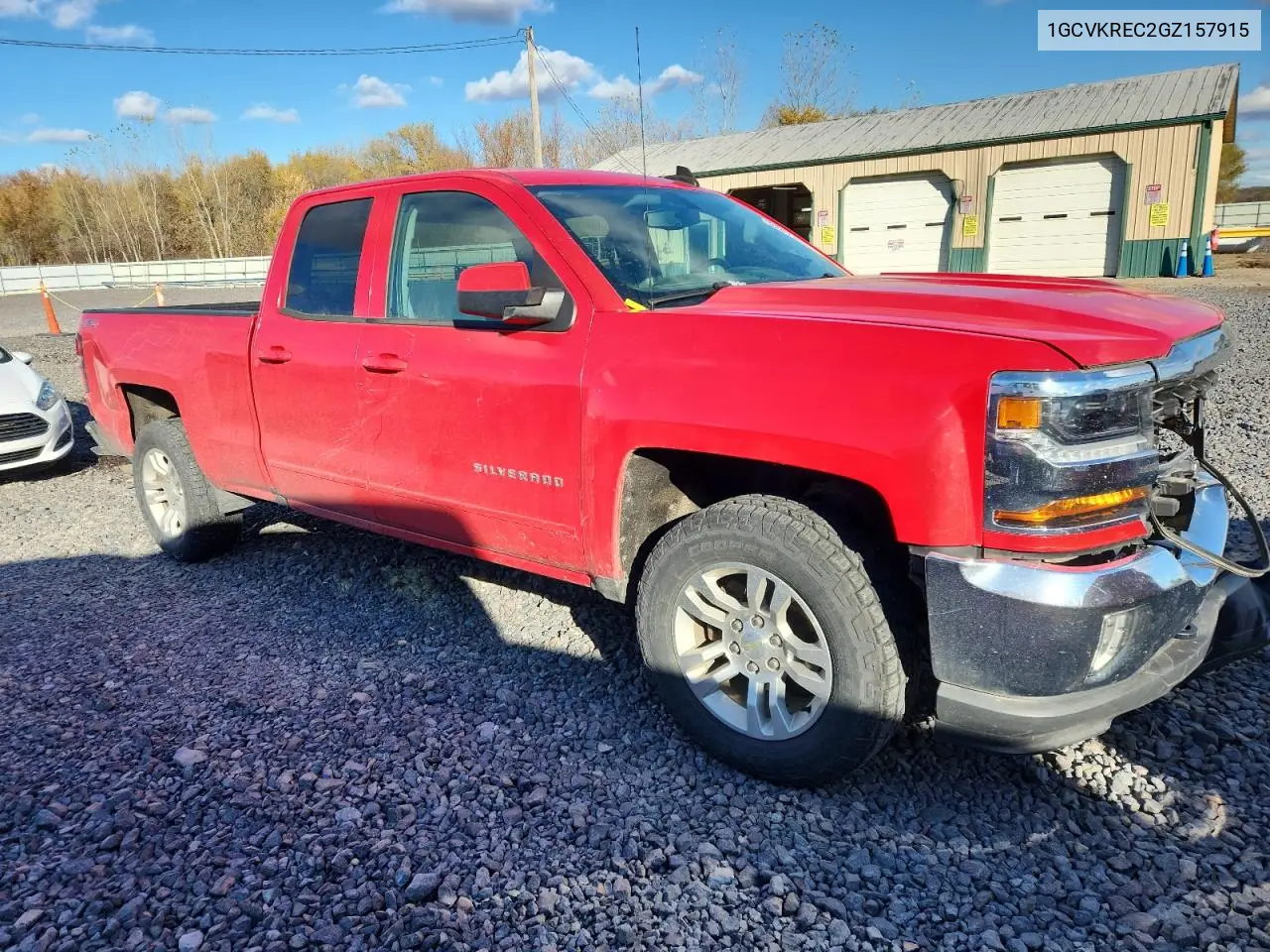 1GCVKREC2GZ157915 2016 Chevrolet Silverado K1500 Lt