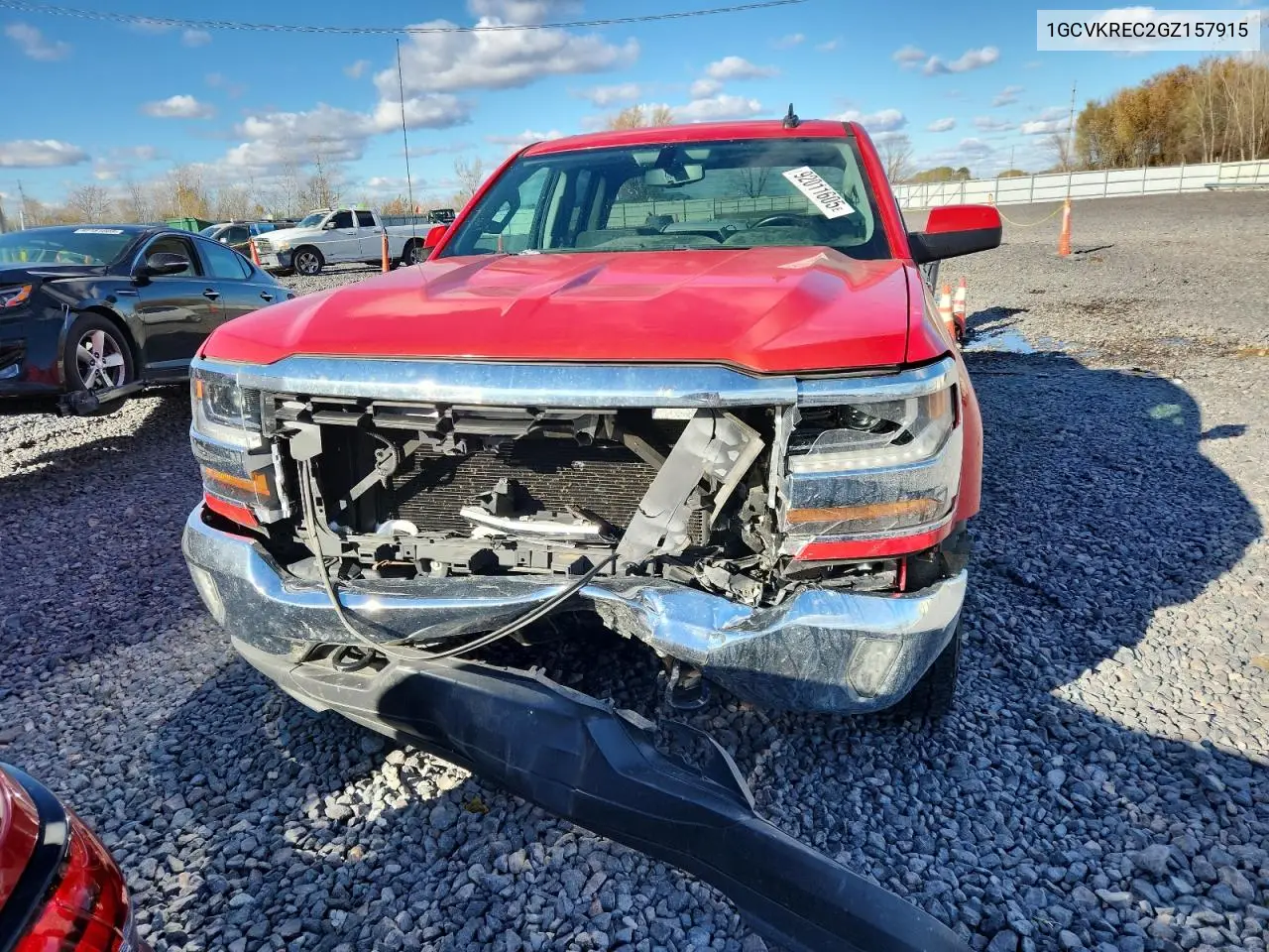 1GCVKREC2GZ157915 2016 Chevrolet Silverado K1500 Lt