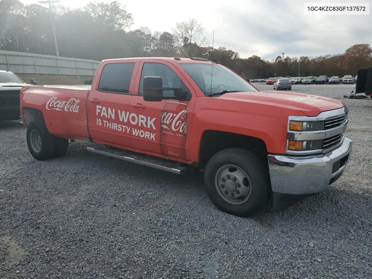 1GC4KZC83GF137572 2016 Chevrolet Silverado K3500 Lt