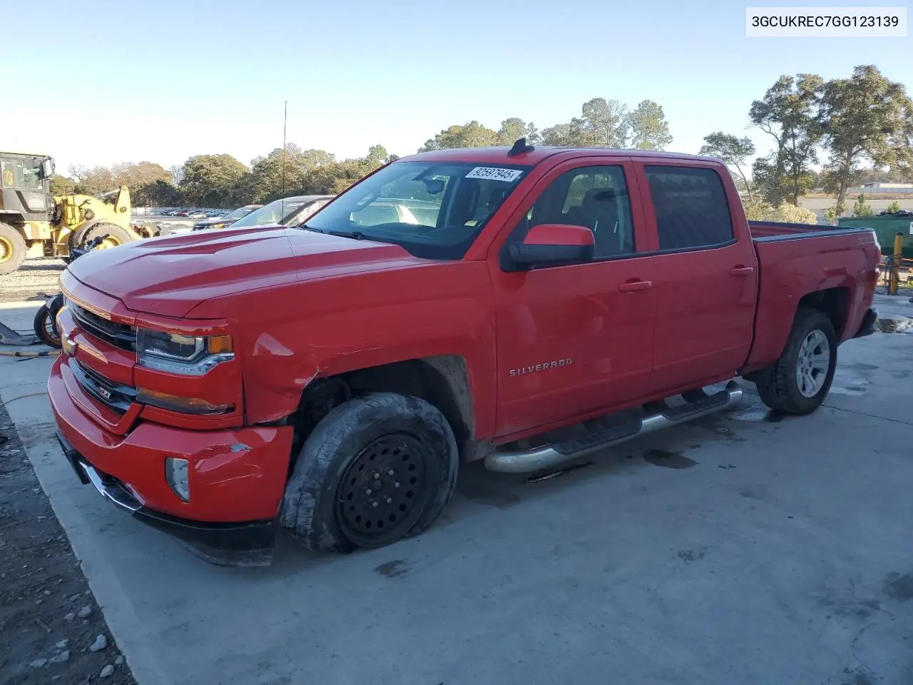 3GCUKREC7GG123139 2016 Chevrolet Silverado K1500 Lt