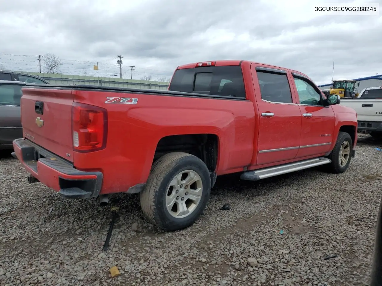3GCUKSEC9GG288245 2016 Chevrolet Silverado K1500 Ltz