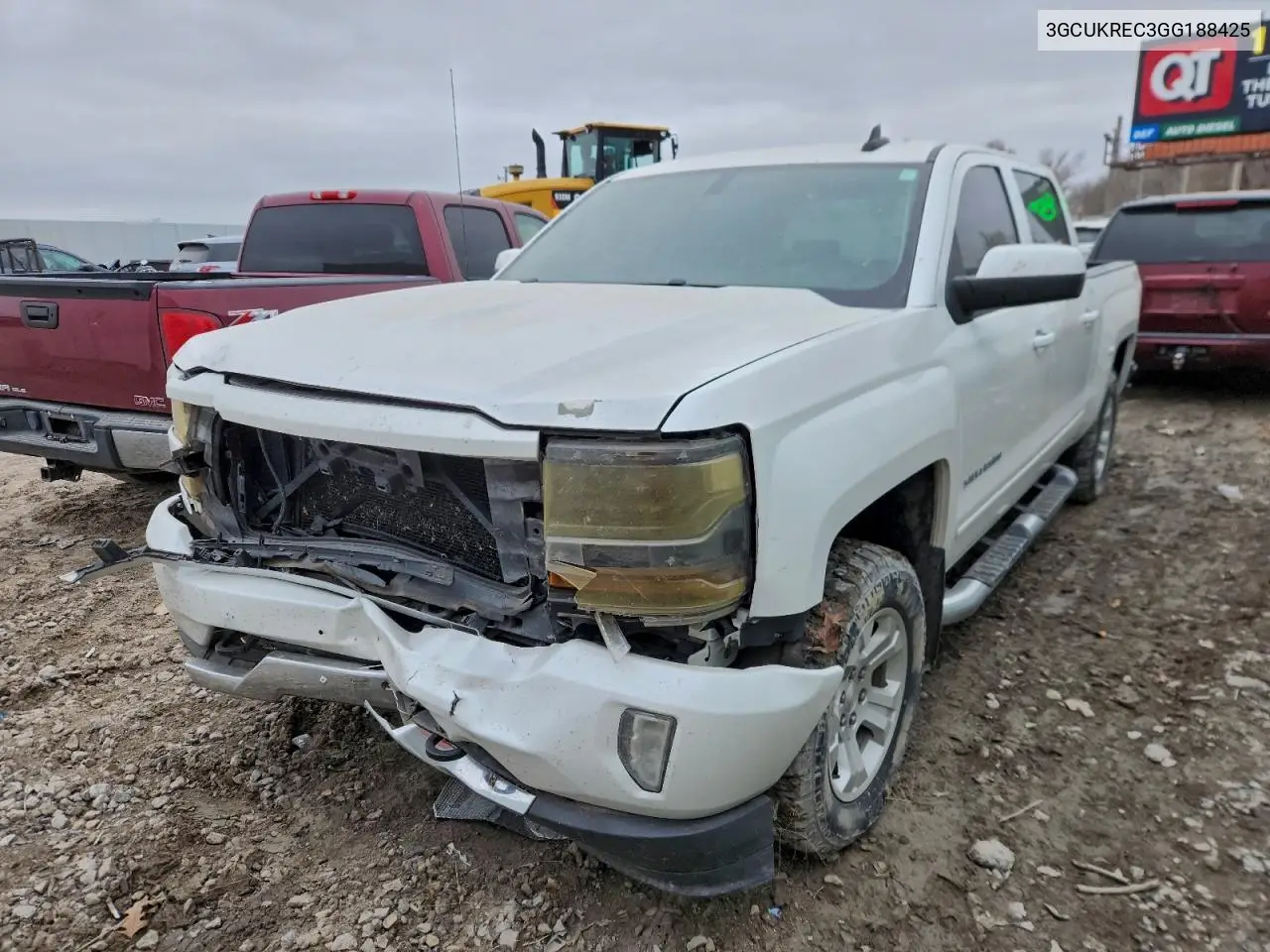 3GCUKREC3GG188425 2016 Chevrolet Silverado K1500 Lt